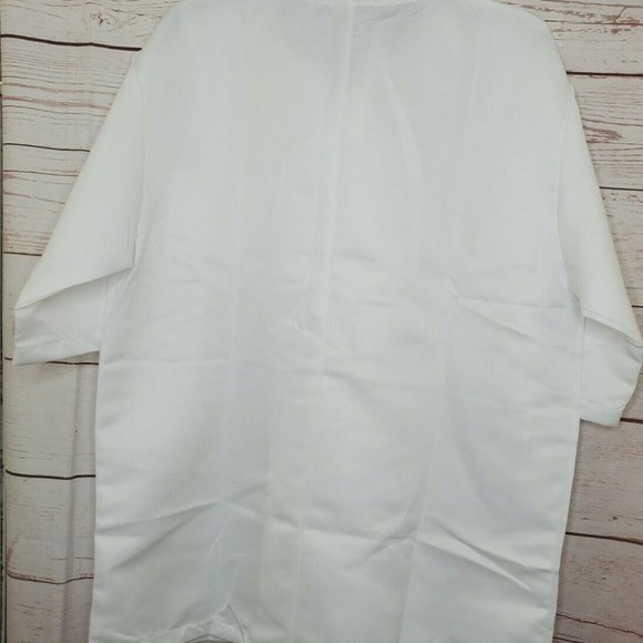 Big Costume Medium White With Black Buttons Coat - Picture 4 of 8